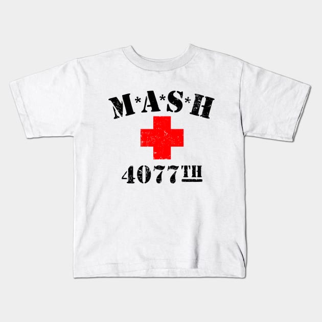 Mash 4077 Kids T-Shirt by Radian's Art